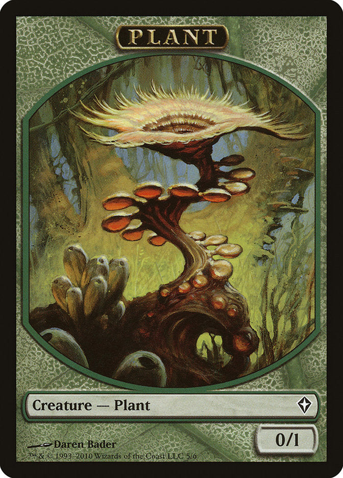 Plant Token [Worldwake Tokens] | Tables and Towers
