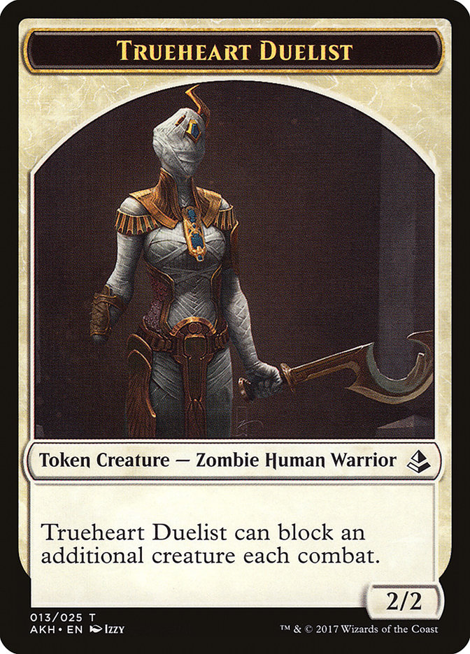 Trueheart Duelist Token [Amonkhet Tokens] | Tables and Towers