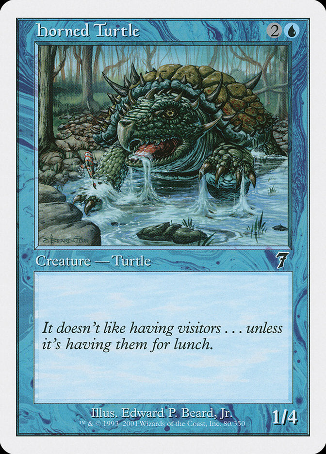 Horned Turtle [Seventh Edition] | Tables and Towers