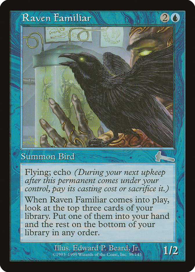 Raven Familiar [Urza's Legacy] | Tables and Towers