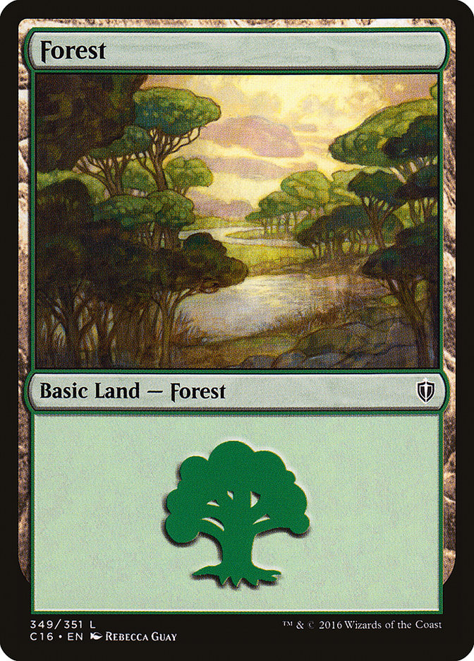 Forest (349) [Commander 2016] | Tables and Towers