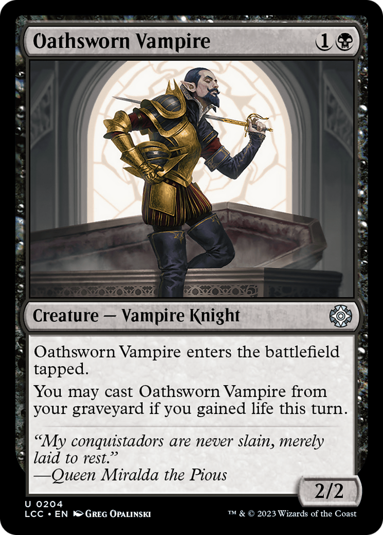 Oathsworn Vampire [The Lost Caverns of Ixalan Commander] | Tables and Towers