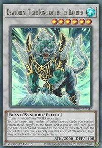 Dewloren, Tiger King of the Ice Barrier [SDFC-EN042] Ultra Rare | Tables and Towers