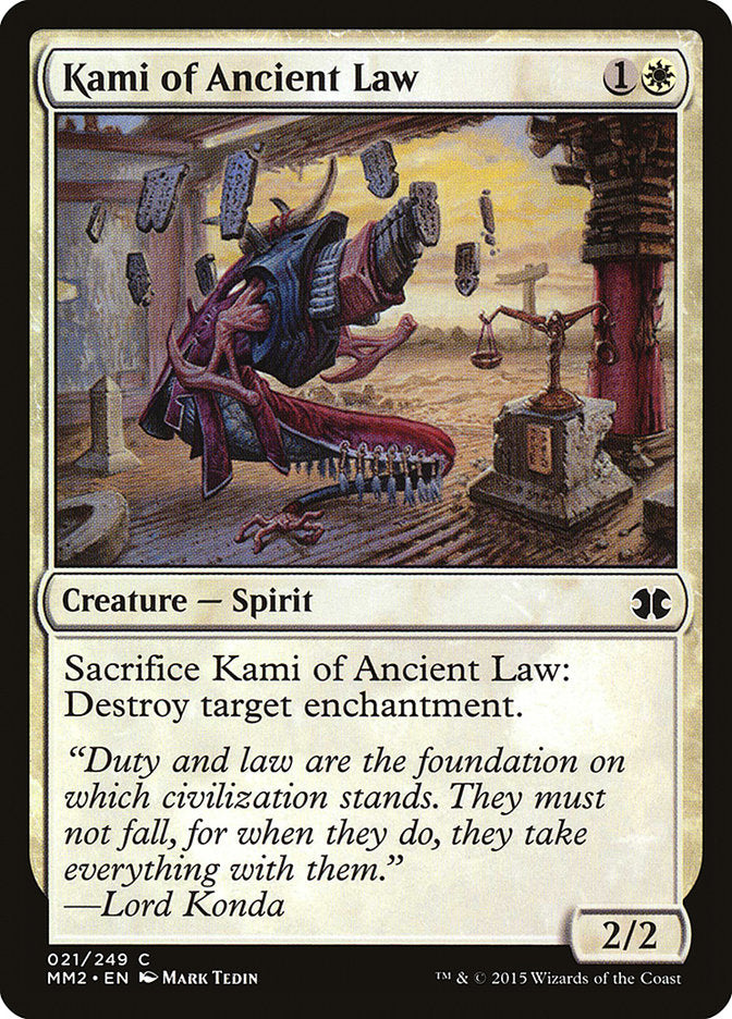 Kami of Ancient Law [Modern Masters 2015] | Tables and Towers