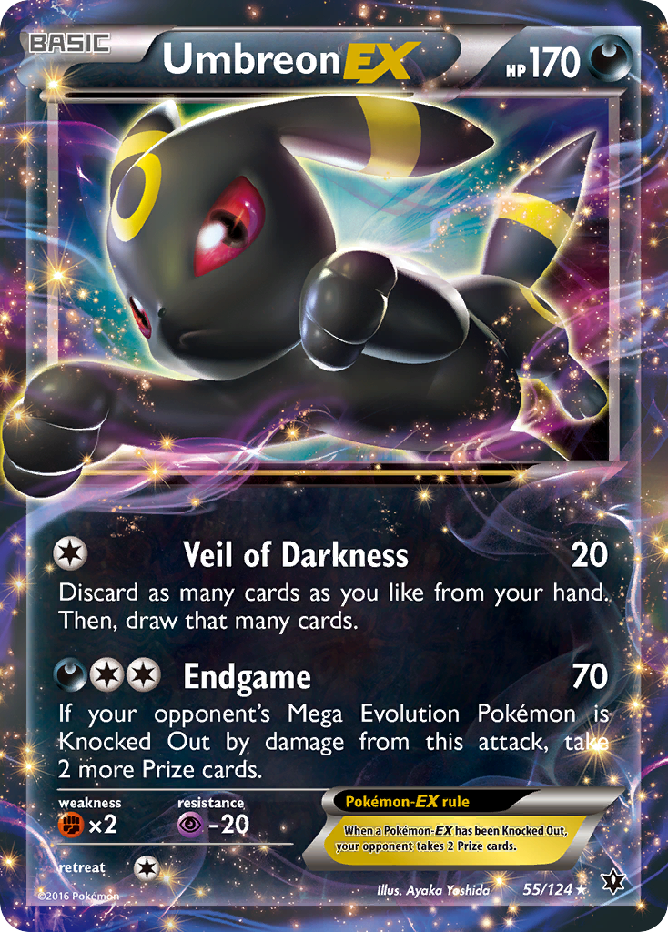 Umbreon EX (55/124) [XY: Fates Collide] | Tables and Towers