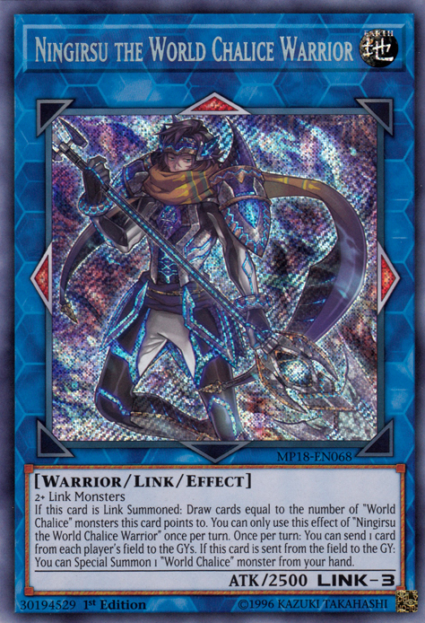 Ningirsu the World Chalice Warrior [MP18-EN068] Secret Rare | Tables and Towers