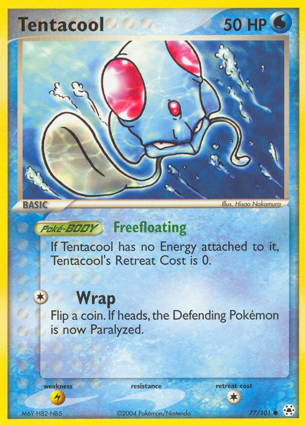 Tentacool (77/101) [EX: Hidden Legends] | Tables and Towers