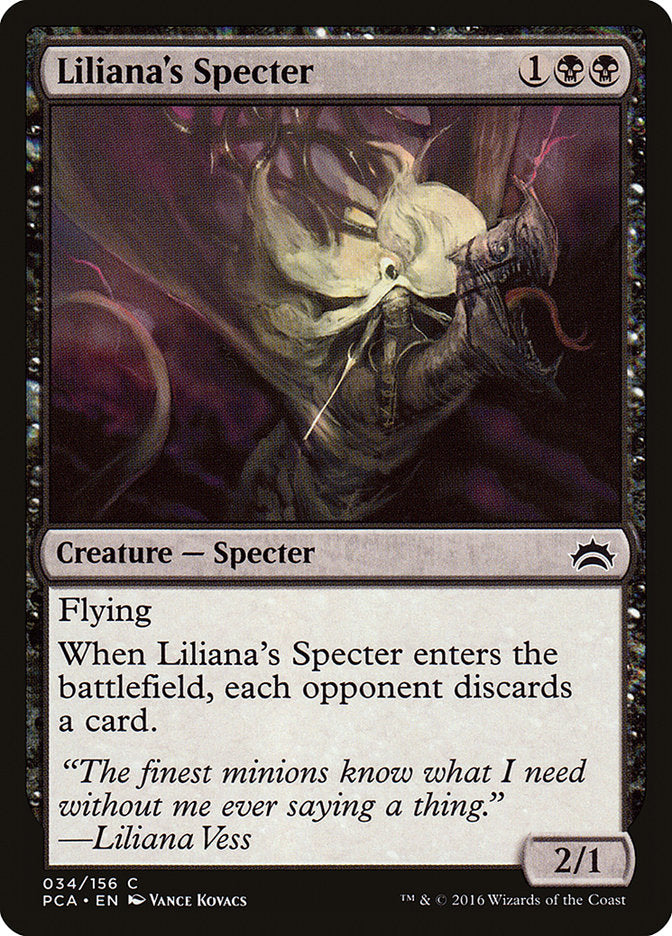 Liliana's Specter [Planechase Anthology] | Tables and Towers