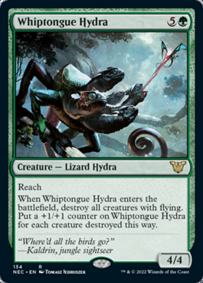 Whiptongue Hydra [Kamigawa: Neon Dynasty Commander] | Tables and Towers