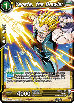 Vegeta, the Brawler (BT14-101) [Cross Spirits] | Tables and Towers