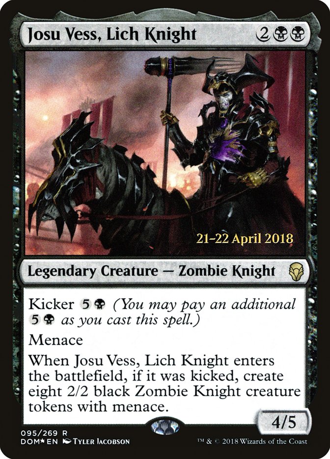 Josu Vess, Lich Knight [Dominaria Prerelease Promos] | Tables and Towers