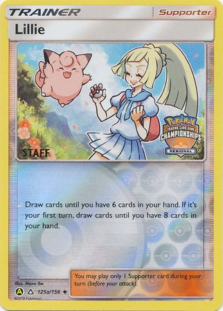 Lillie (125a/156) (Regional Promo Staff) [Sun & Moon: Ultra Prism] | Tables and Towers