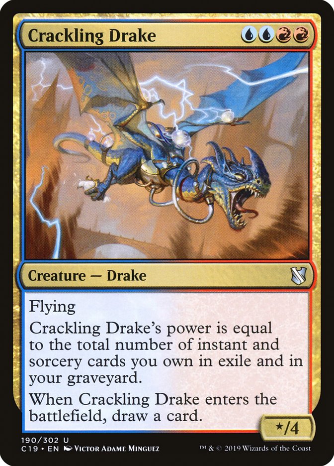 Crackling Drake [Commander 2019] | Tables and Towers