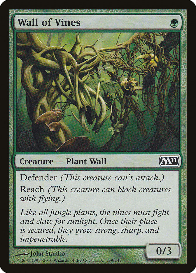 Wall of Vines [Magic 2011] | Tables and Towers