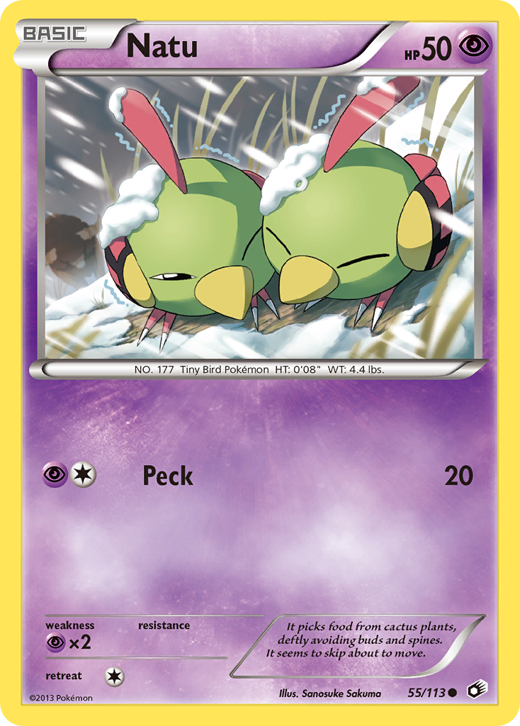 Natu (55/113) [Black & White: Legendary Treasures] | Tables and Towers