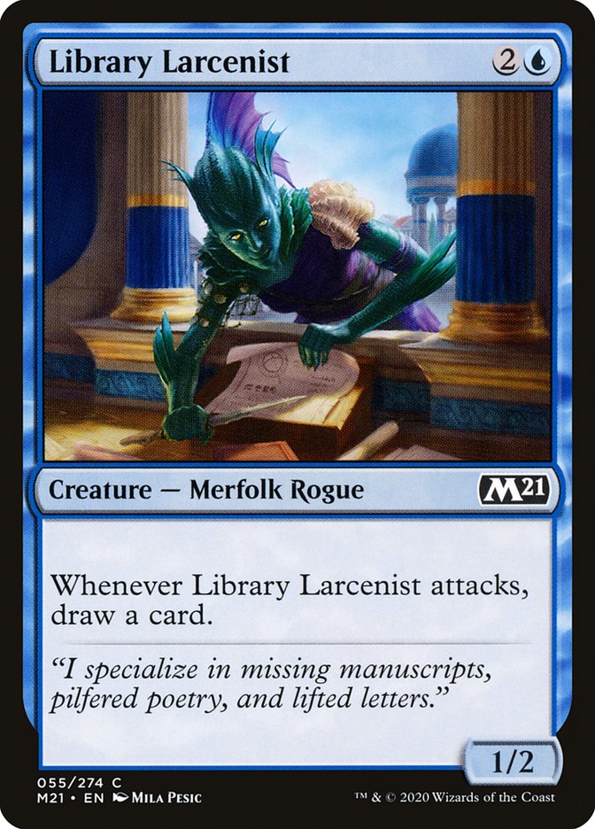 Library Larcenist [Core Set 2021] | Tables and Towers