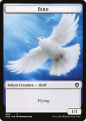 Bird // Cat Double-Sided Token [Phyrexia: All Will Be One Commander Tokens] | Tables and Towers