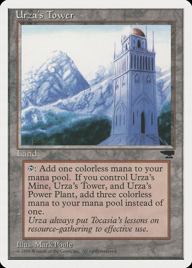 Urza's Tower (Mountains) [Chronicles] | Tables and Towers