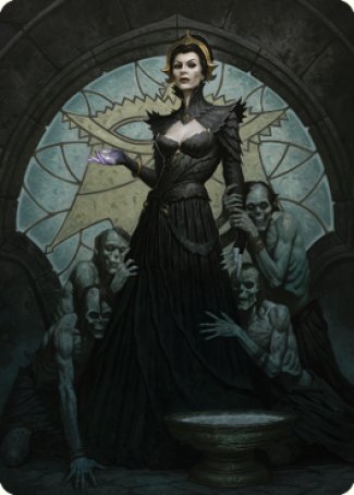 Liliana of the Veil Art Card [Dominaria United Art Series] | Tables and Towers