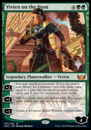 Vivien on the Hunt (Promo Pack) [Streets of New Capenna Promos] | Tables and Towers