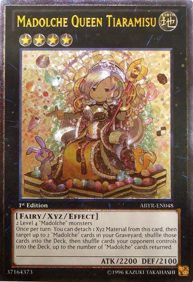 Madolche Queen Tiaramisu (UTR) [ABYR-EN048] Ultimate Rare | Tables and Towers