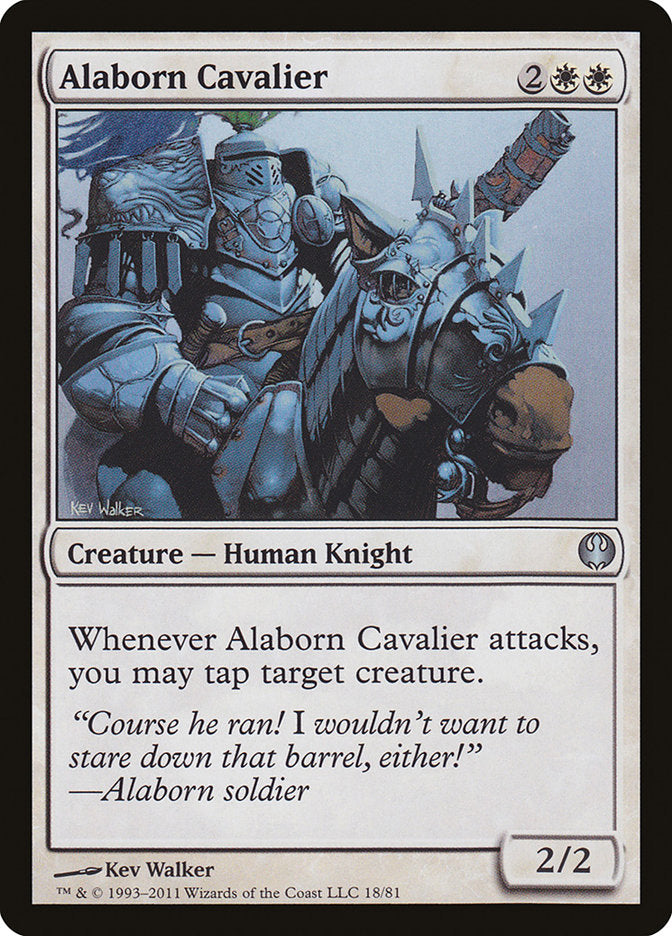 Alaborn Cavalier [Duel Decks: Knights vs. Dragons] | Tables and Towers