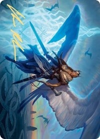 Righteous Valkyrie Art Card (Gold-Stamped Signature) [Kaldheim Art Series] | Tables and Towers