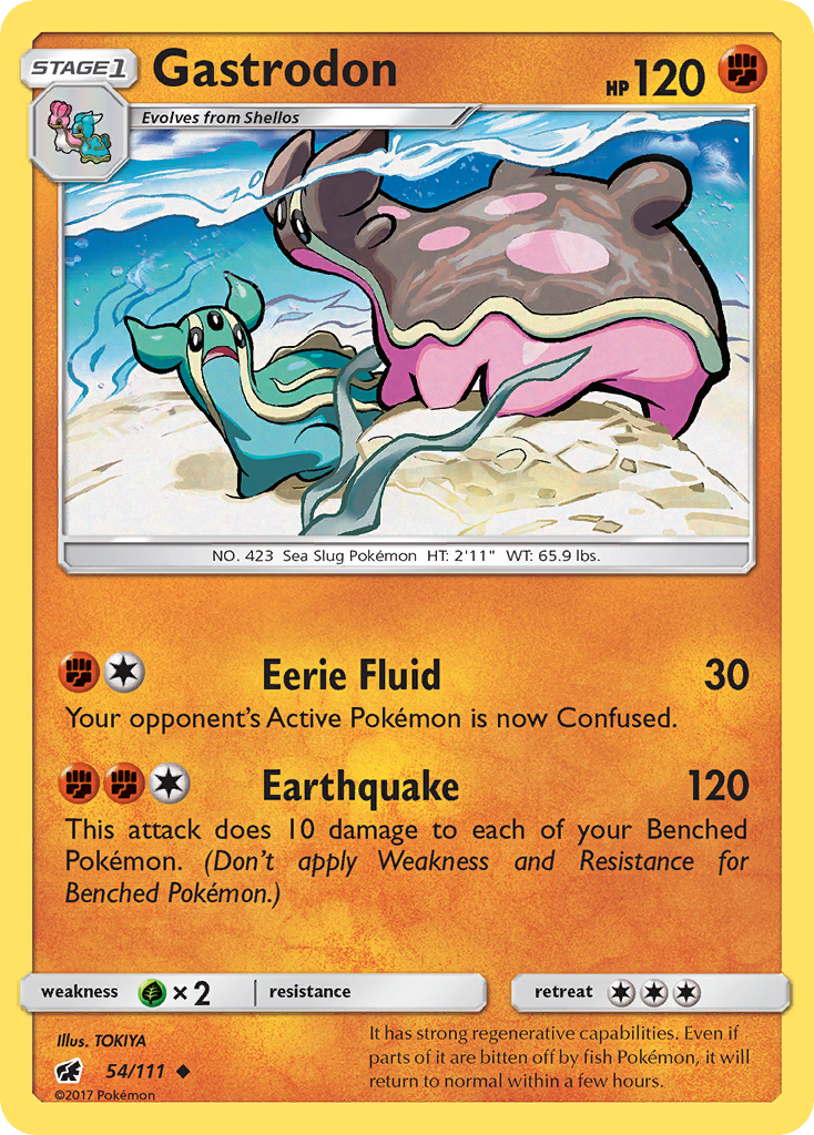 Gastrodon (54/111) [Sun & Moon: Crimson Invasion] | Tables and Towers