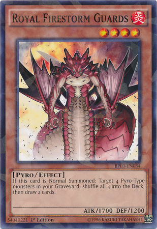 Royal Firestorm Guards [BP03-EN034] Shatterfoil Rare | Tables and Towers