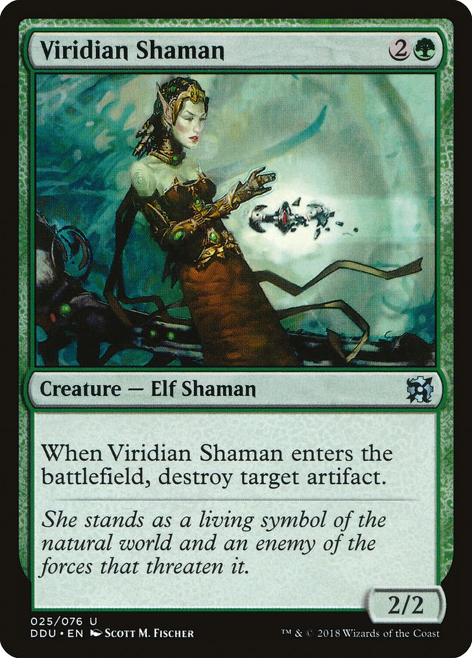 Viridian Shaman [Duel Decks: Elves vs. Inventors] | Tables and Towers