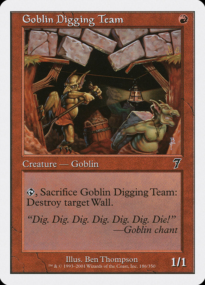 Goblin Digging Team [Seventh Edition] | Tables and Towers