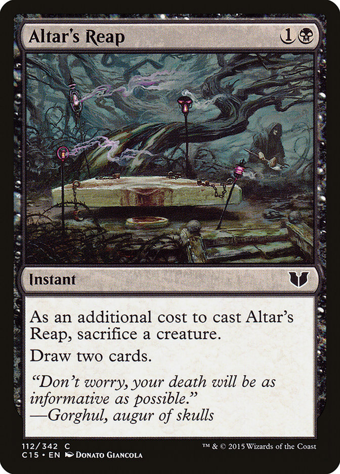 Altar's Reap [Commander 2015] | Tables and Towers