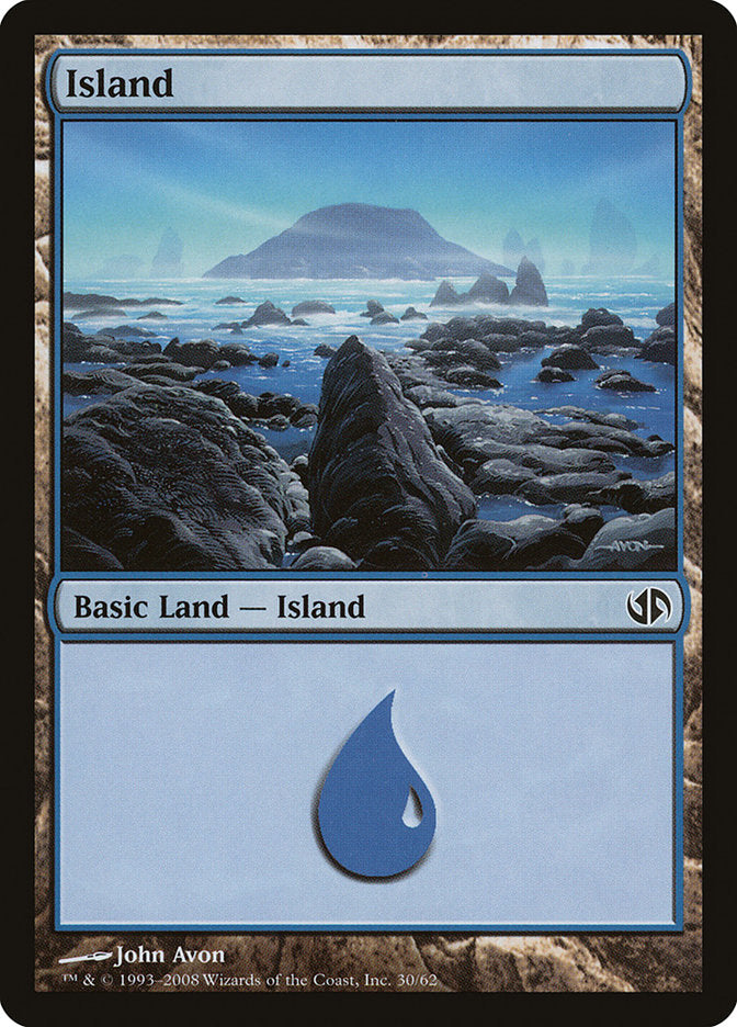 Island (30) [Duel Decks: Jace vs. Chandra] | Tables and Towers