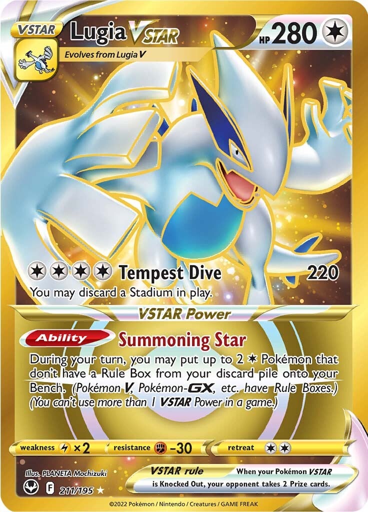 Lugia VSTAR (211/195) [Sword & Shield: Silver Tempest] | Tables and Towers