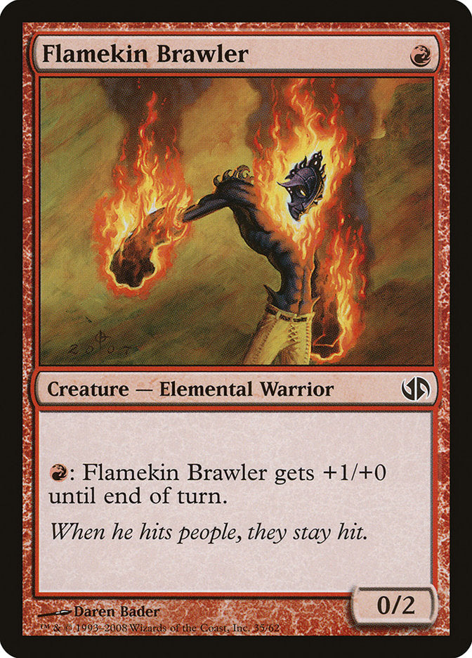 Flamekin Brawler [Duel Decks: Jace vs. Chandra] | Tables and Towers