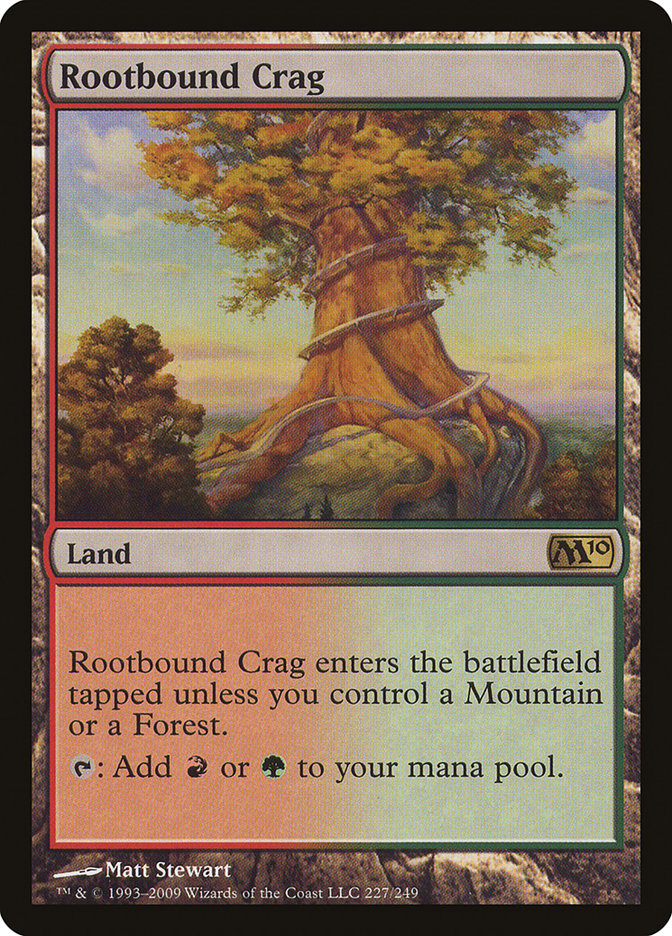 Rootbound Crag [Magic 2010] | Tables and Towers