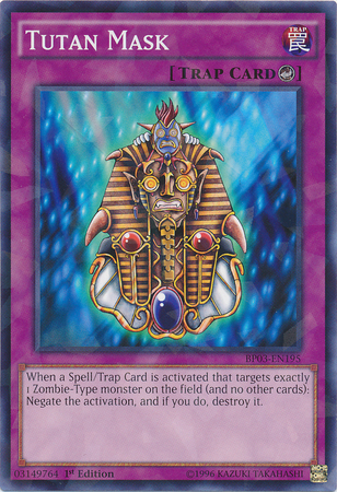 Tutan Mask [BP03-EN195] Shatterfoil Rare | Tables and Towers