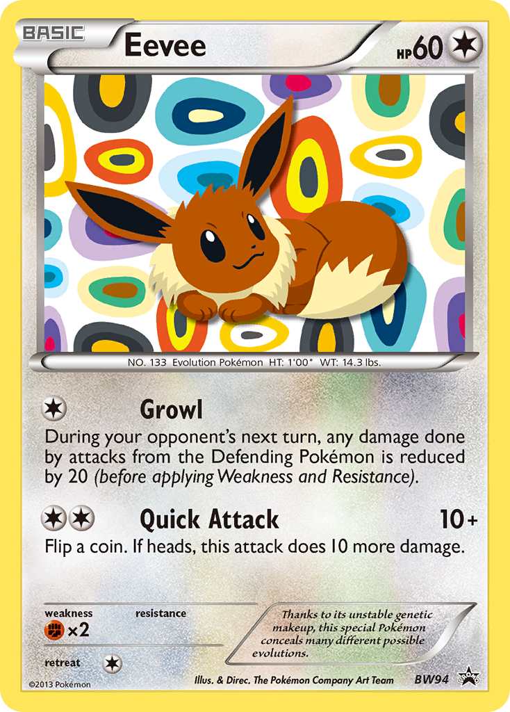 Eevee (BW94) [Black & White: Black Star Promos] | Tables and Towers