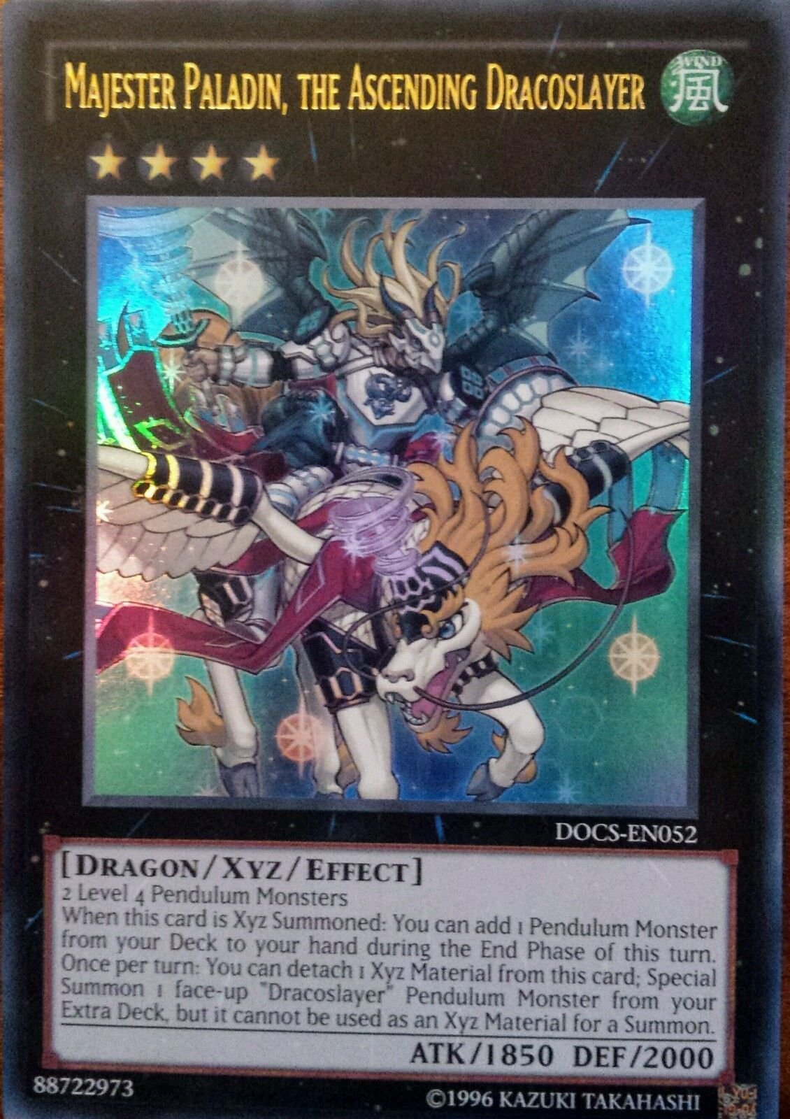 Majester Paladin, the Ascending Dracoslayer [DOCS-EN052] Ultra Rare | Tables and Towers