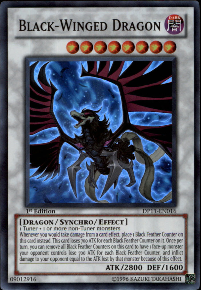 Black-Winged Dragon [DP11-EN016] Super Rare | Tables and Towers