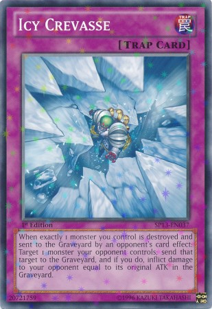 Icy Crevasse [SP13-EN037] Starfoil Rare | Tables and Towers