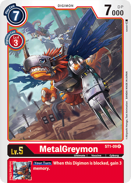 MetalGreymon [ST1-09] [Starter Deck: Gaia Red] | Tables and Towers