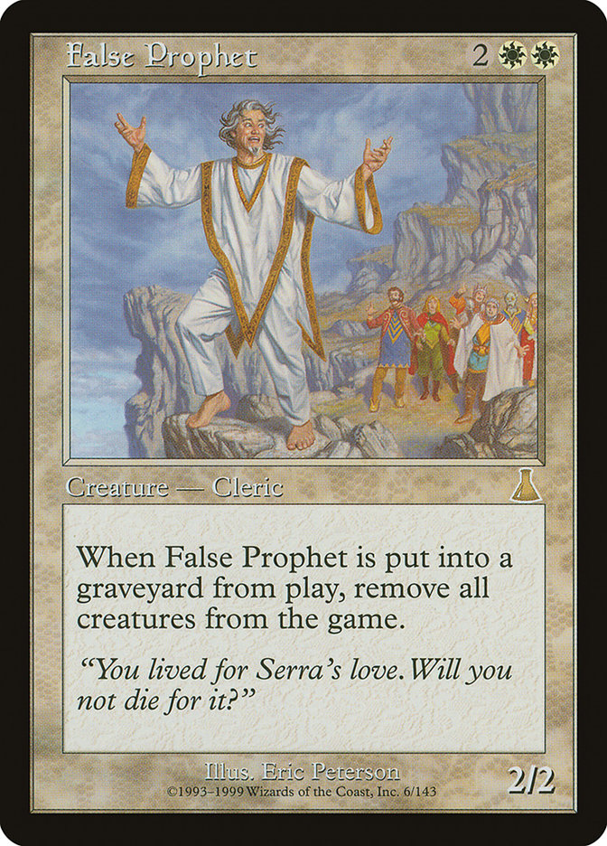 False Prophet [Urza's Destiny] | Tables and Towers