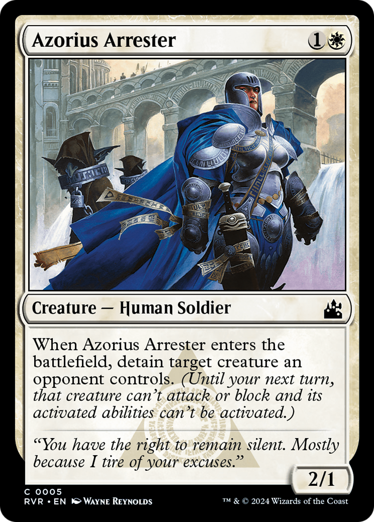 Azorius Arrester [Ravnica Remastered] | Tables and Towers