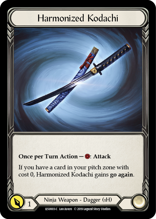 Harmonized Kodachi [KSU003-C] (Katsu Hero Deck)  1st Edition Normal | Tables and Towers