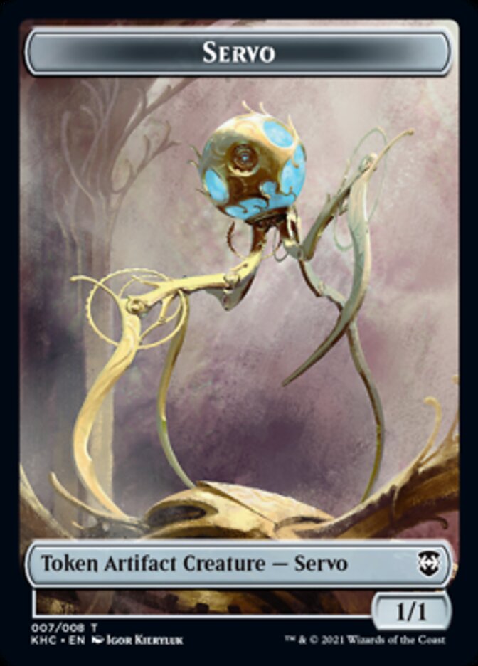 Servo Token [Kaldheim Commander Tokens] | Tables and Towers