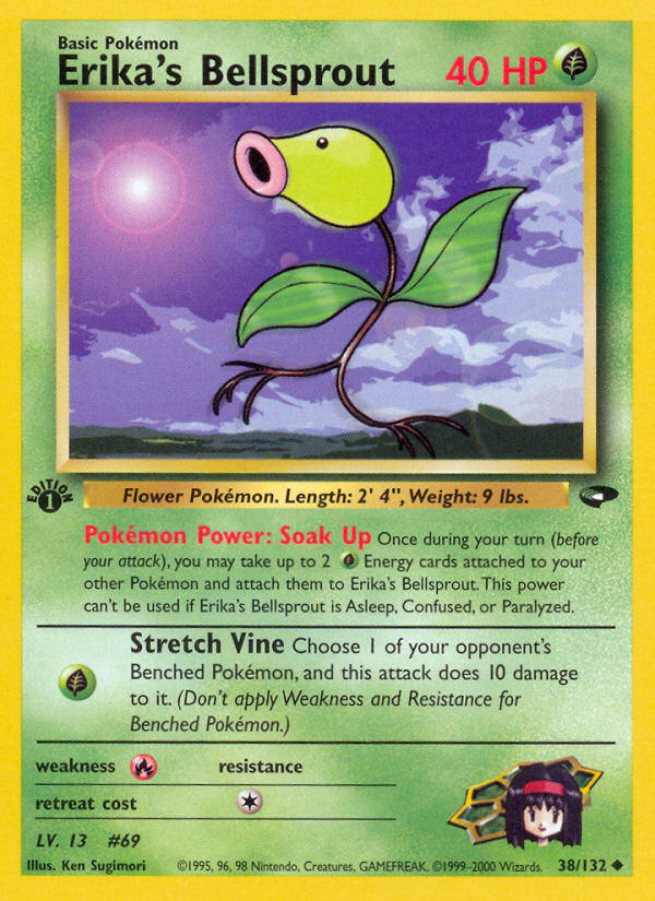 Erika's Bellsprout (38/132) [Gym Challenge 1st Edition] | Tables and Towers