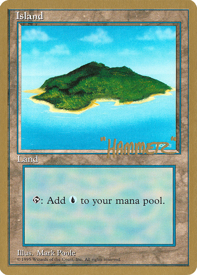 Island (shr367) (Shawn "Hammer" Regnier) [Pro Tour Collector Set] | Tables and Towers