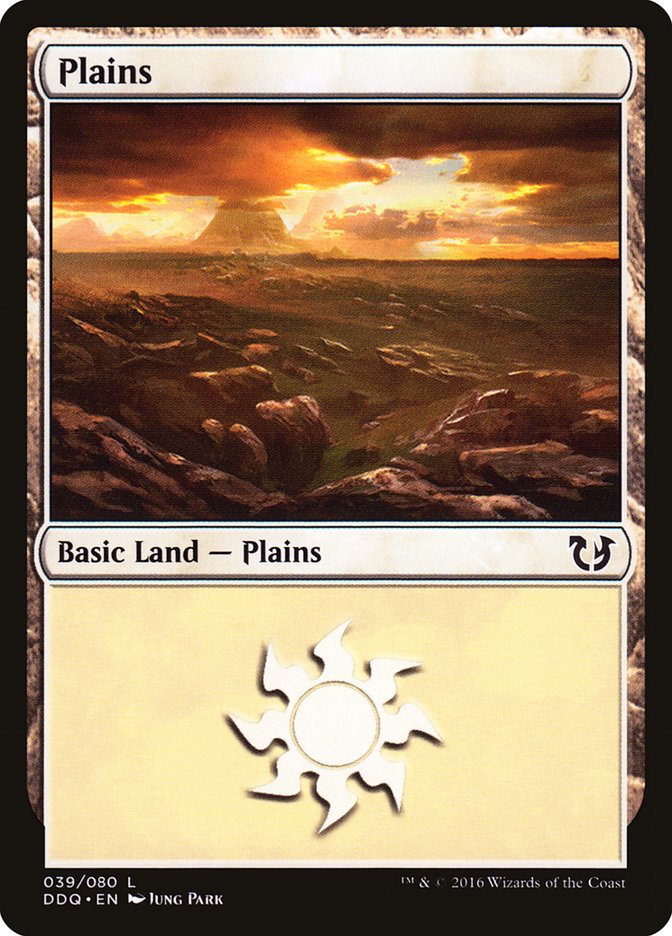 Plains (39) [Duel Decks: Blessed vs. Cursed] | Tables and Towers