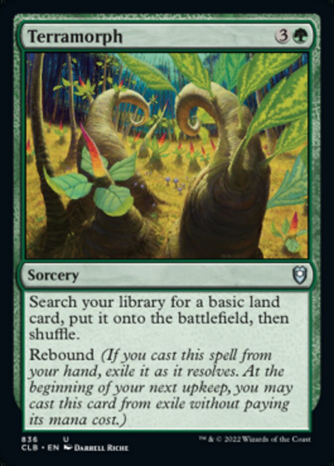 Terramorph [Commander Legends: Battle for Baldur's Gate] | Tables and Towers